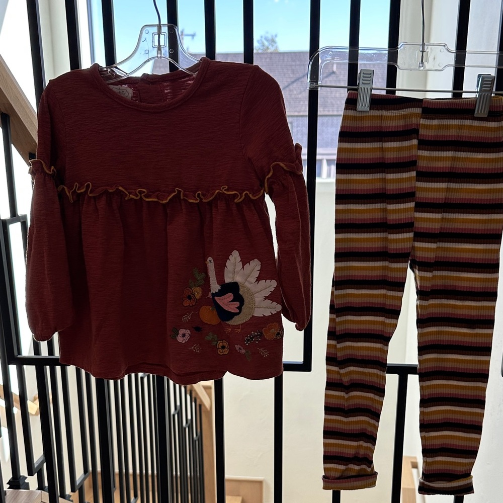 Mud Pie turkey set 3T